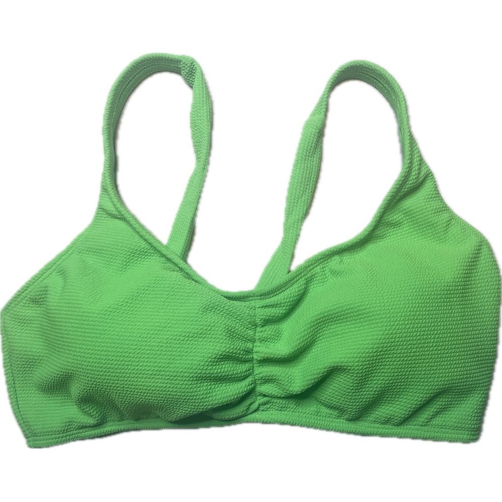 xhilaration - Women’s Lime Green Ribbed Bikini Top - Size XL(12-14) - NWT